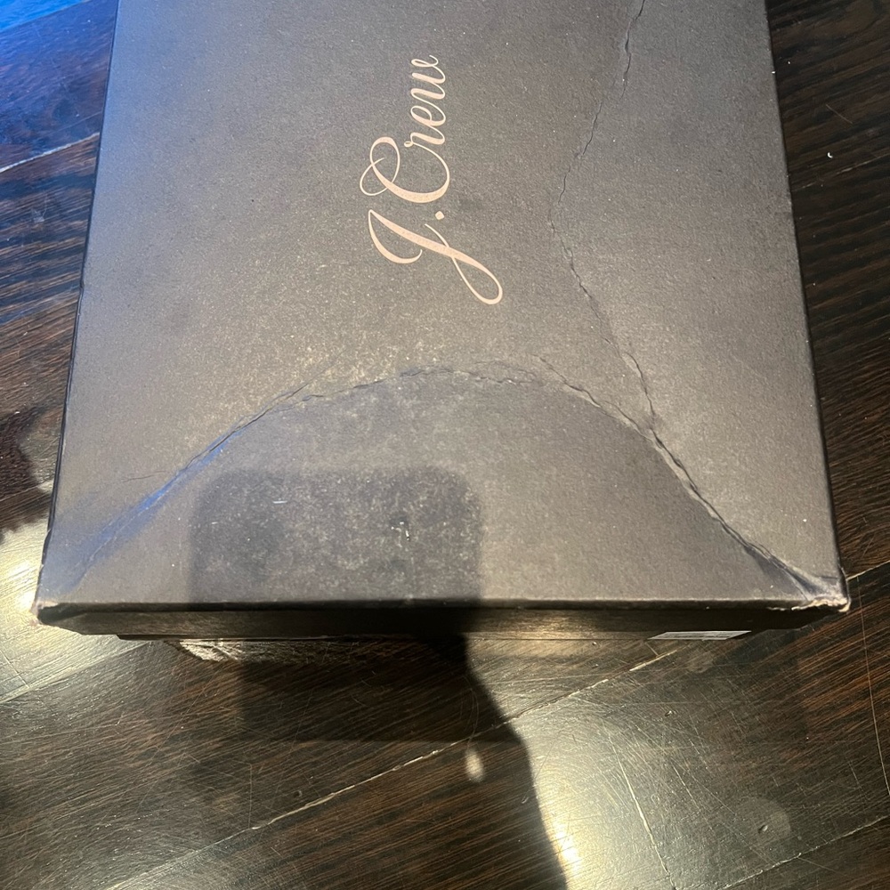 J. Crew Black Matte Chelsea Rain Boots Box